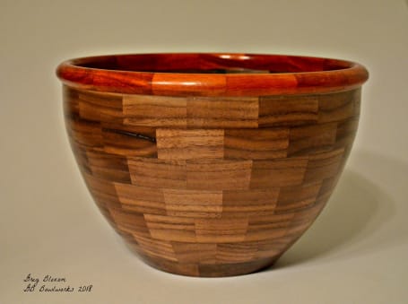 Hand turned wooden bowls